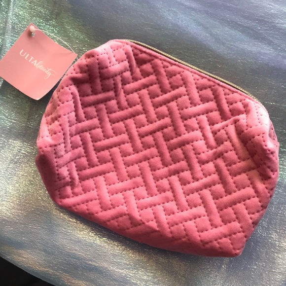 Ulta Beauty Handbags - 3/$25 Ulta Beauty Pink Velvet Cosmetic Bag